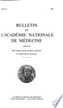 Bulletin de l'Academie de médecine