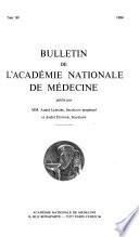 Bulletin de l'Academie de médecine
