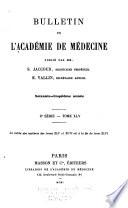Bulletin de l'Academie de médecine