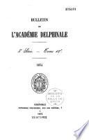 Bulletin de l'Académie delphinale