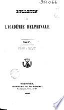 Bulletin de l'Académie delphinale