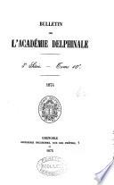 BULLETIN DE L'ACADEMIE DELPHINALE 
