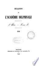 bulletin de l'academie delphinale