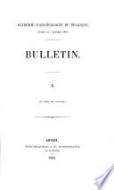 Bulletin de l'Académie Royale d'Archéologie de Belgique