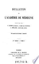 Bulletin de l'academie royale de medecine