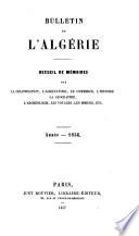 Bulletin de l'Algérie