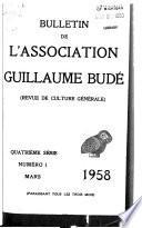 Bulletin de l'Association Guillaume Budé