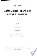 Bulletin de l'Association technique maritime et aéronautique
