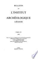 Bulletin de l'Institut archéologique liégeois