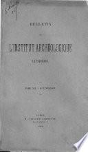 Bulletin de l'Institut Archéologique Liégeois