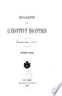 Bulletin de l'Institut égyptien