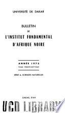 Bulletin de L'Institut Fondamental D'Afrique Noire