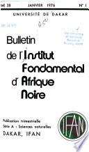 Bulletin de L'Institut Fondamental D'Afrique Noire