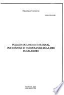 Bulletin de l'Institut national des sciences et technologies de la mer