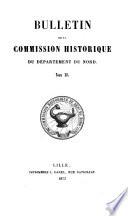Bulletin de la commission historique de departement du Nord