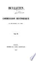 Bulletin de la Commission historique du déparatement du Nord