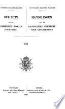 Bulletin de la Commission royale d'histoire