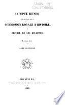 Bulletin de la Commission royale d'histoire