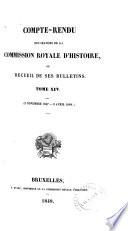 Bulletin de la Commission royale d'histoire