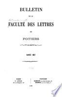 Bulletin de la Faculté des lettres de Poitiers