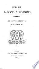 Bulletin de la librairie Damascène Morgand
