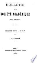 Bulletin de la Société Académique de Brest