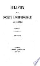 Bulletin de la Société Archéologique du Finistère