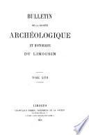 Bulletin de la Société Archéologique et Historique du Limousin