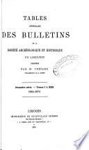 Bulletin de la Société archéologique et historique du Limousin
