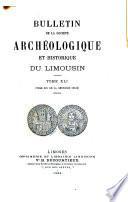 Bulletin de la Société archéologique et historique du Limousin