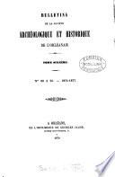 BULLETIN DE LA SOCIETE ARCHEOLOGIQUE ET HISTORIQUE