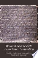 Bulletin de la Société belfortaine d'émulation