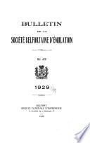Bulletin de la Société belfortaine d'émulation