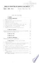 Bulletin de la Société belge des ingenieurs et des industriels