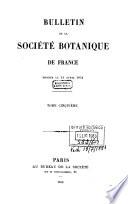 Bulletin de la Societe botanique de France