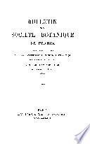 Bulletin de la Société botanique de France