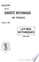 Bulletin de la Société botanique de France