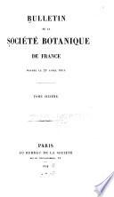 Bulletin de la Société botanique de France