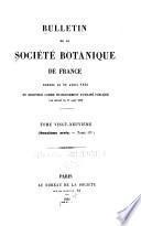 Bulletin de la Société botanique de France