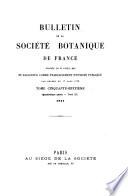 Bulletin de la Societe botanique de France