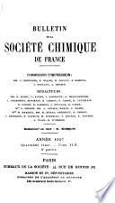 Bulletin de la Société chimique de France