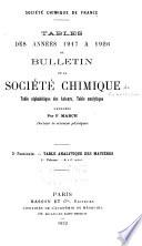 Bulletin de la Société chimique de France