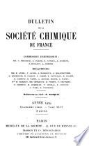 Bulletin de la Société chimique de France