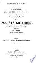Bulletin de la Société chimique de France
