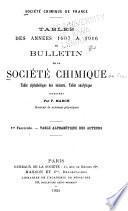 Bulletin de la Société chimique de France