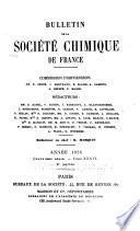 Bulletin de la Société chimique de France