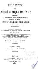 Bulletin de la Société chimique de Paris