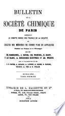 Bulletin de la Société chimique de Paris