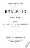 Bulletin de la Société Chimique de Paris