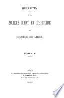 Bulletin de la Société d'art et d'histoire du diocèse de Liège